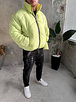 Куртка зимова (матова) зі знімним капюшоном Чоловіча