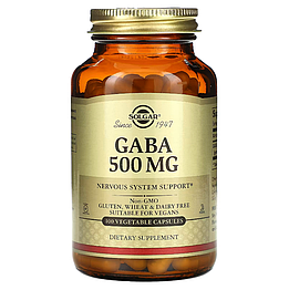 GABA 500 мг Solgar 100 капсул