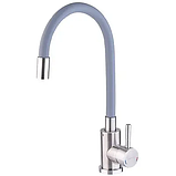 Змішувач для кухні з гнучким виливом  Сірий (Чехія), фото 9