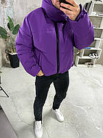 Куртка зимова (матова) зі знімним капюшоном Чоловіча