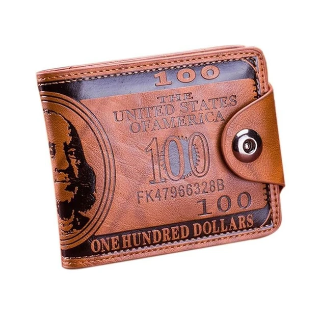 Гаманець з візерунком 100 доларів Klf wallet