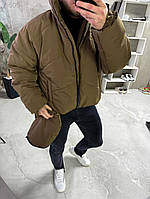 Куртка зимова (матова) зі знімним капюшоном Чоловіча