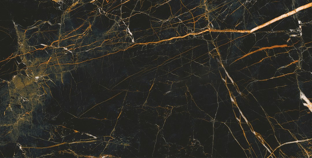 Плитка Teo Ceramics Antico Black W M NR Glossy 308*608