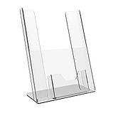 Буклетниця EKOSTAR настільна А5 вертикальна з візитницею, фото 2