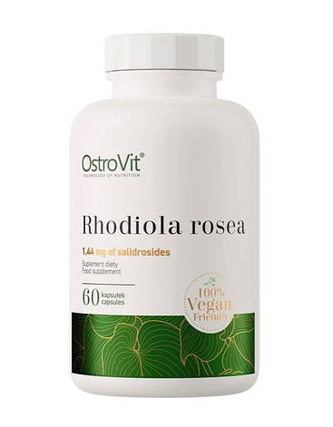 Екстракт Родіола рожева OstroVit Rhodiola Rosea 60 таб Польща, фото 1