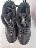 Жіночі кросівки зимові чорні, фото 5