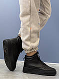 Жіночі кросівки зимові чорні, фото 8
