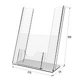 Буклетниця EKOSTAR настільна А4 вертикальна з візитницею, фото 3