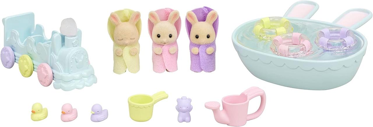 Набір Sylvanian Families 5707 купання молочних крольчат
