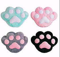 М'яка іграшка подушка таба лапка 45 см., подушка м'яконабивна лапка, лапка котика подарунок