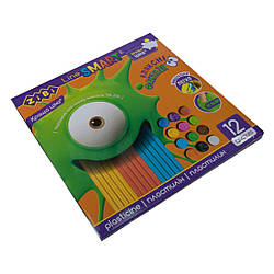 6224 Пластилін 12 кольорів 240 г