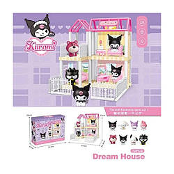 1 SY-3 Будиночок Kuromi 2 поверхи, 72 предмети, фігурки, меблі