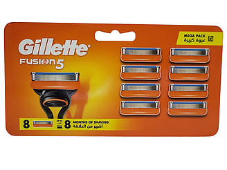 Касети для гоління Gillette Fusion 8 шт. оригінал