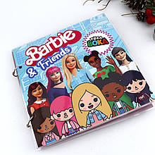 000096 Гра на липучках Книга на липучках Барбі Тока Бока