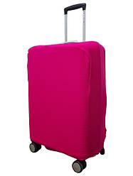Чохол для валізи 4828 колір малиновий розмір великий L