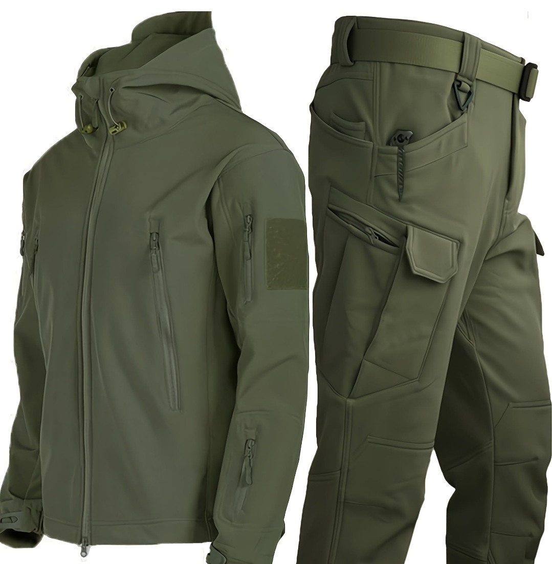 Костюм Софтшел Олива SoftShell на флісі 2XL (52-54)