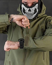 Костюм Софтшел Олива SoftShell на флісі 5XL (58-60), фото 6