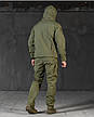 Костюм Софтшел Олива SoftShell на флісі 2XL (52-54), фото 9