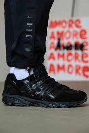 Зимові Чоловічі Кросівки Asics Gel-Sonoma 15-50 Gore-Tex Black / Асікс Гел-Сонома 15-50 Гор Текс Чорні, фото 1