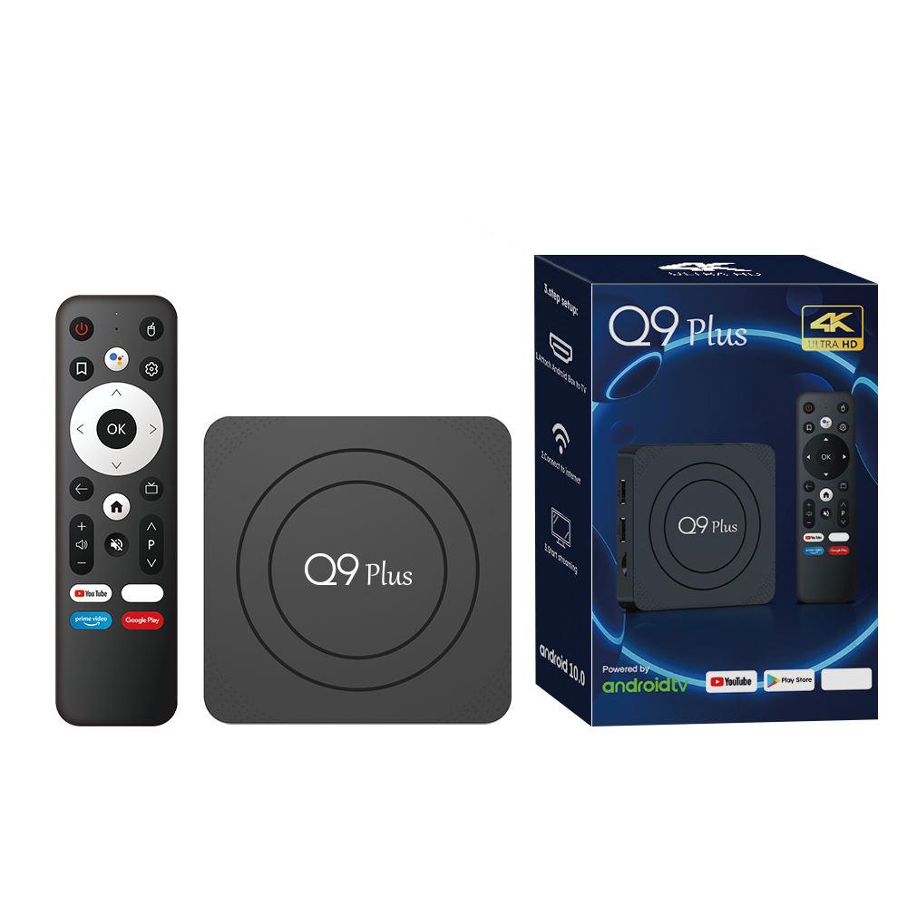 Медіа плеєр Q9 Plus ATV Android 10.0 CPU H313 WIFI 2.4/5 BT5.0 2/16 голосовий пульт