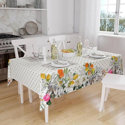 Скатертина кухонна кольорова 140*220 cм Golden Laurel , Туреччина 8828-2, фото 1