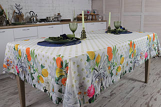 Скатертина кухонна кольорова 140*220 cм Golden Laurel , Туреччина 8828-2, фото 3