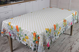 Скатертина кухонна кольорова 140*220 cм Golden Laurel , Туреччина 8828-2, фото 4