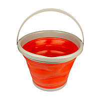 Відро TRAMP складане силіконове 10л, Оранжевый