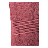 Рушник махровий лазневий  70*140 см ЗАРА 700 щільність РОЖЕВИЙ, фото 4