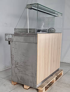 Холодильний стіл із нержавіючої сталі "IGLOO" (хот-дог модуль) 1.2 м., (Польща), (+3° +10°), Б/у