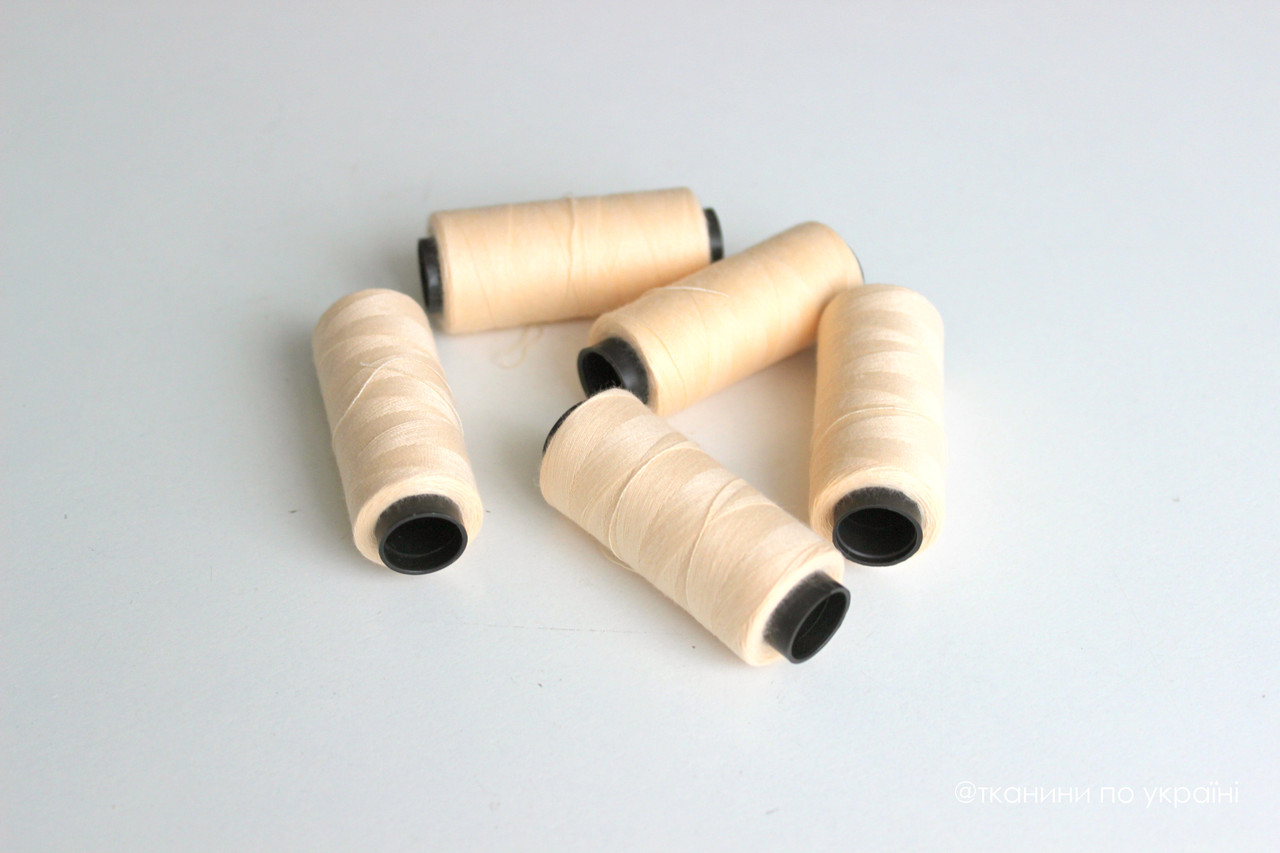 Нитки швейні 40/2, 250 м, світлий персик