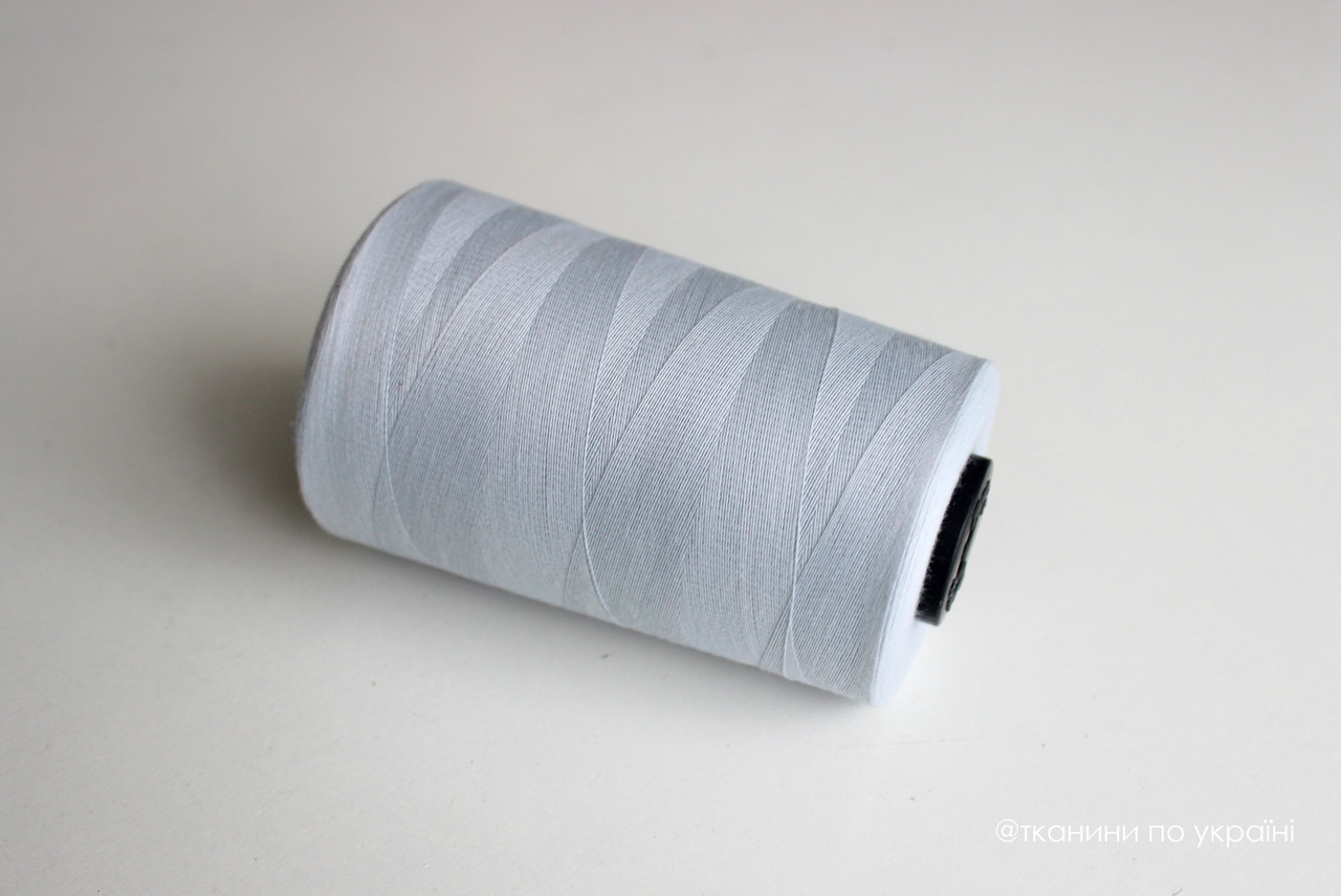 Нитки швейні 40/2, 5000 метрів, світло-сірий