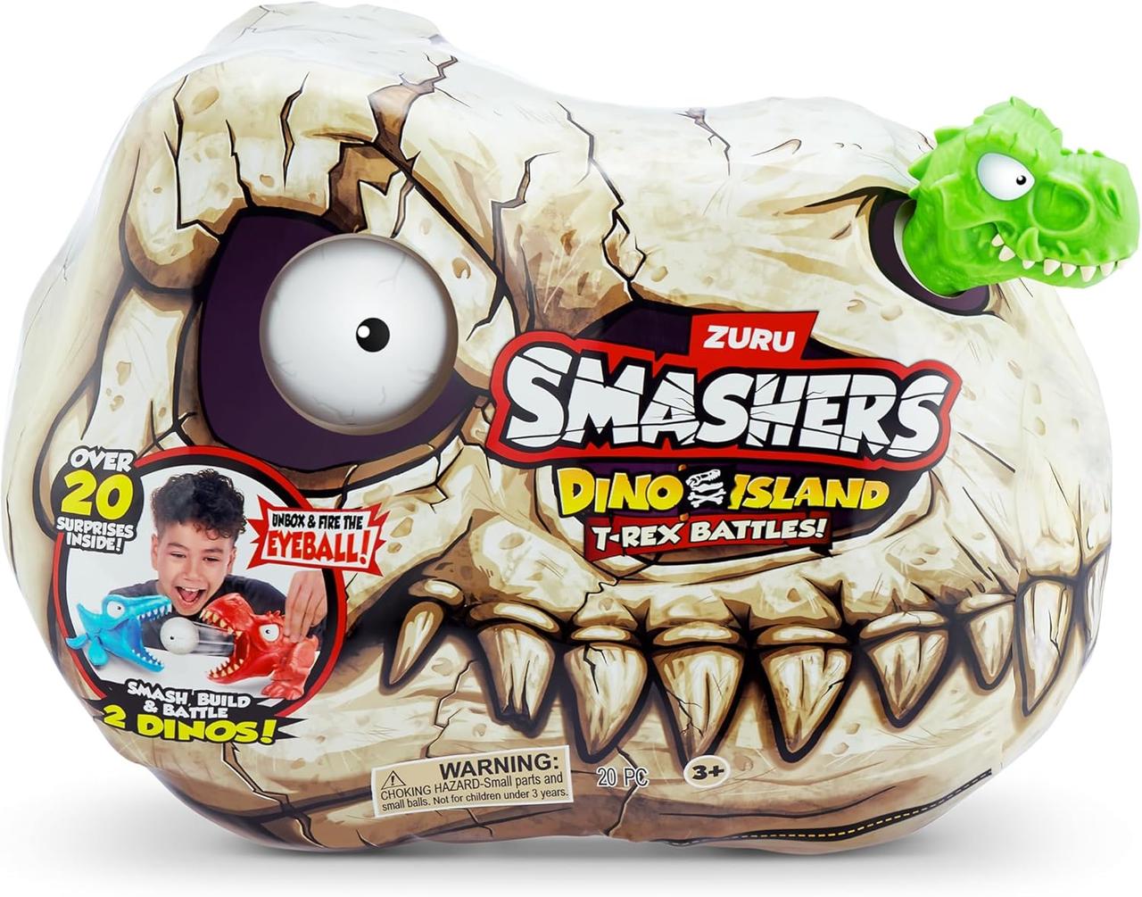 Ігровий набір Діно Череп Зелений Zuru Smashers Dino Island Mini T-Rex Battles 74114