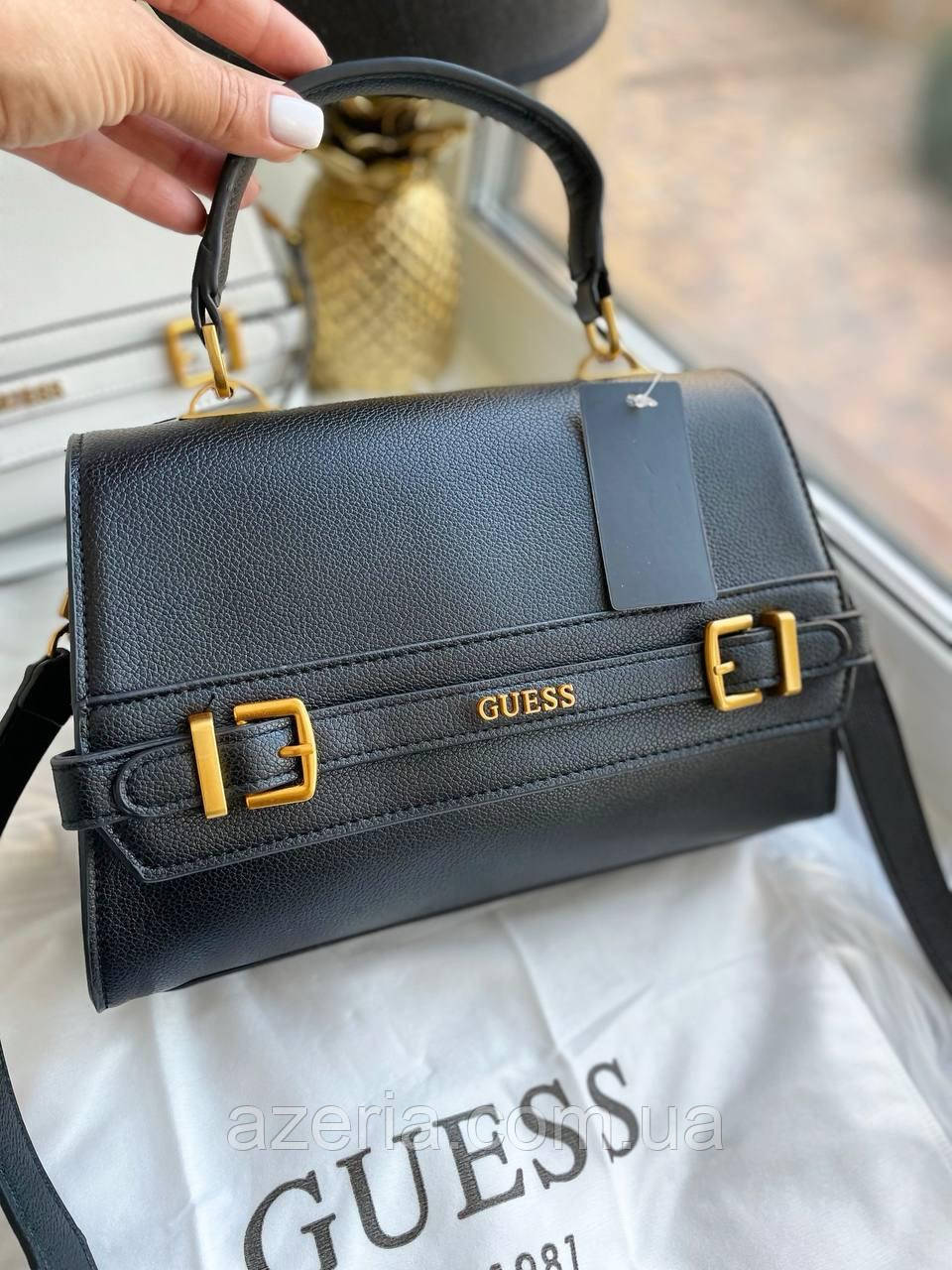 Стильна повсякденна жіноча сумка преміум ділова жіноча сумка Guess сумка з ручкою сумка з ремінцем