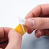 Самоламінувальні кабельні маркери Brady M21-1250-427 30.48мм 4.3м Ø7мм вініл чорний на білому, фото 2