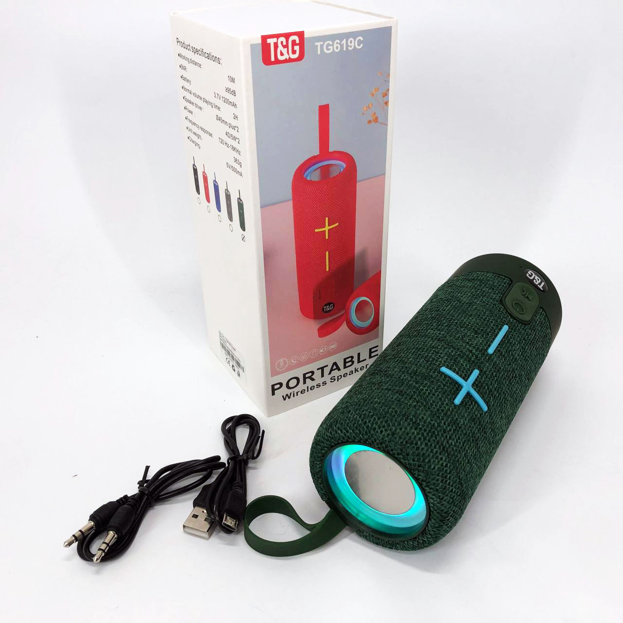 Колонка-динамік bluetooth TG619C, Bluetooth колонка з функцією радіо, XL-536 Бездротова колонка