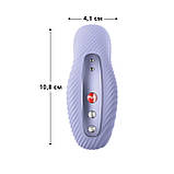 Накладний вібратор Fun Factory LAYA III soft violet, ефект постукування пальцем - SX0918, фото 2