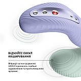 Накладний вібратор Fun Factory LAYA III soft violet, ефект постукування пальцем - SX0918, фото 7