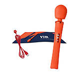 Вібромасажер Fun Factory VIM Vibrating Wand sunrise orange, суперпотужний та легкий, до 6 годин роботи - SX0919, фото 8