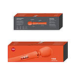 Вібромасажер Fun Factory VIM Vibrating Wand sunrise orange, суперпотужний та легкий, до 6 годин роботи - SX0919, фото 9