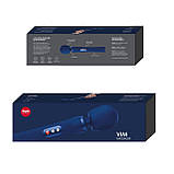 Вібромасажер Fun Factory VIM Vibrating Wand midnight blue, суперпотужний та легкий, до 6 годин роботи - SX0920, фото 9