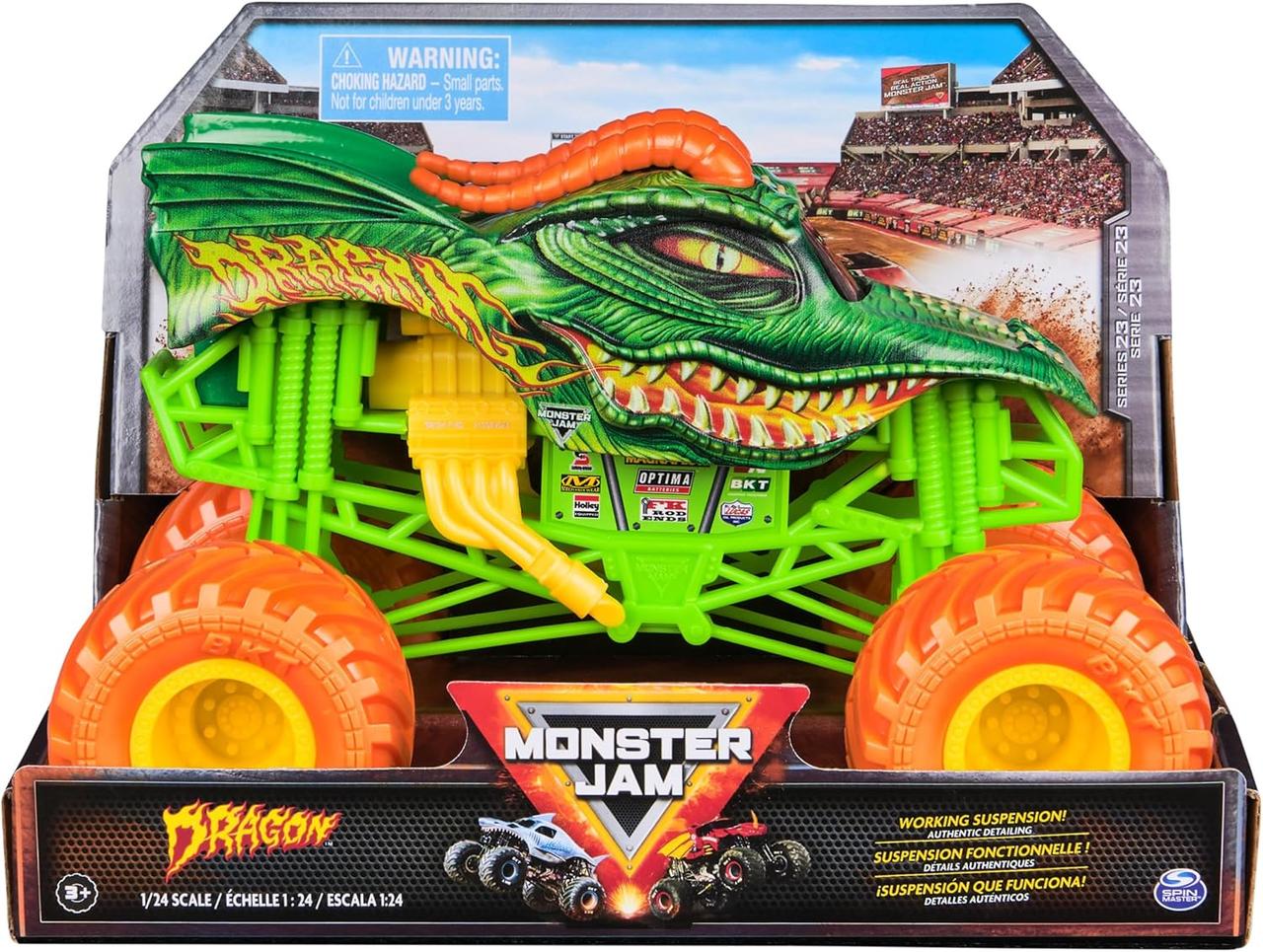 Джип-позашляховик монстр трак Дракон Монстр Джем 1:24 Dragon Monster Jam 6071322, фото 1