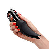 Вібратор для клітора Fun Factory VOLTA black, гнучкий подвійний кінчик - SX0928, фото 7