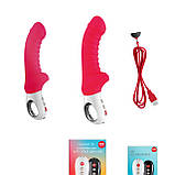 Вібратор для точки G Fun Factory TIGER india red, ребристий, підходить для анальної стимуляції - SX0939, фото 6