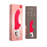 Вібратор для точки G Fun Factory TIGER india red, ребристий, підходить для анальної стимуляції - SX0939, фото 7