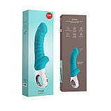 Вібратор для точки G Fun Factory TIGER petrol, ребристий, підходить для анальної стимуляції - SX0941, фото 8