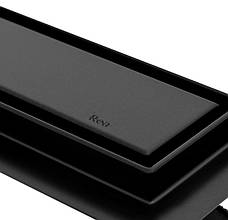 Трап для душу REA NEO 70 PRO BLACK 2в1 чорний, фото 4