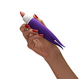 Вібратор з пелюстками Fun Factory VOLITA, фіолетовий, компактний, дуже тихий, на батарейках - SX0949, фото 5