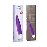 Вібратор з пелюстками Fun Factory VOLITA, фіолетовий, компактний, дуже тихий, на батарейках - SX0949, фото 7