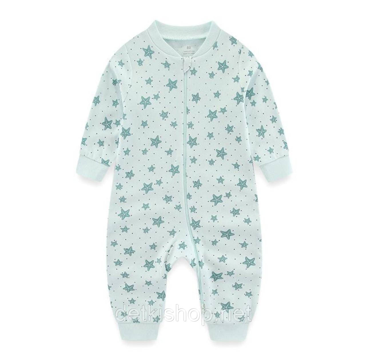 Дитячий сліп, чоловічок, ромпер, піжама комбінезон для дівчинки, фото 1